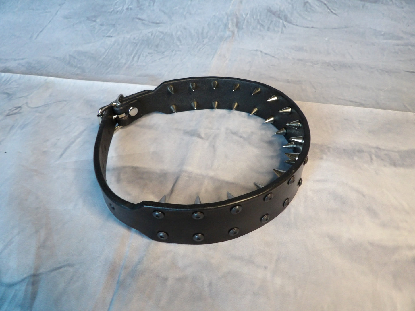 Triple Spiked Leather Thigh Cuff