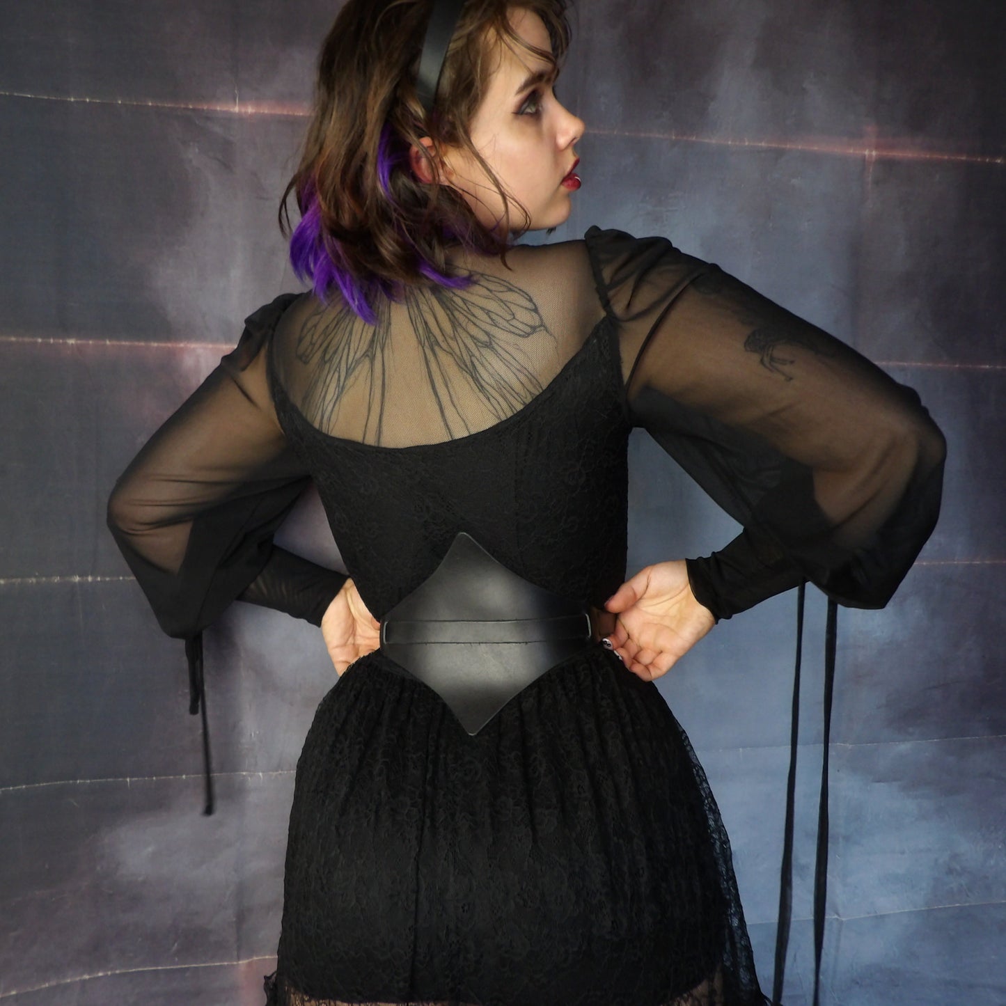 Leather Diamond Belt