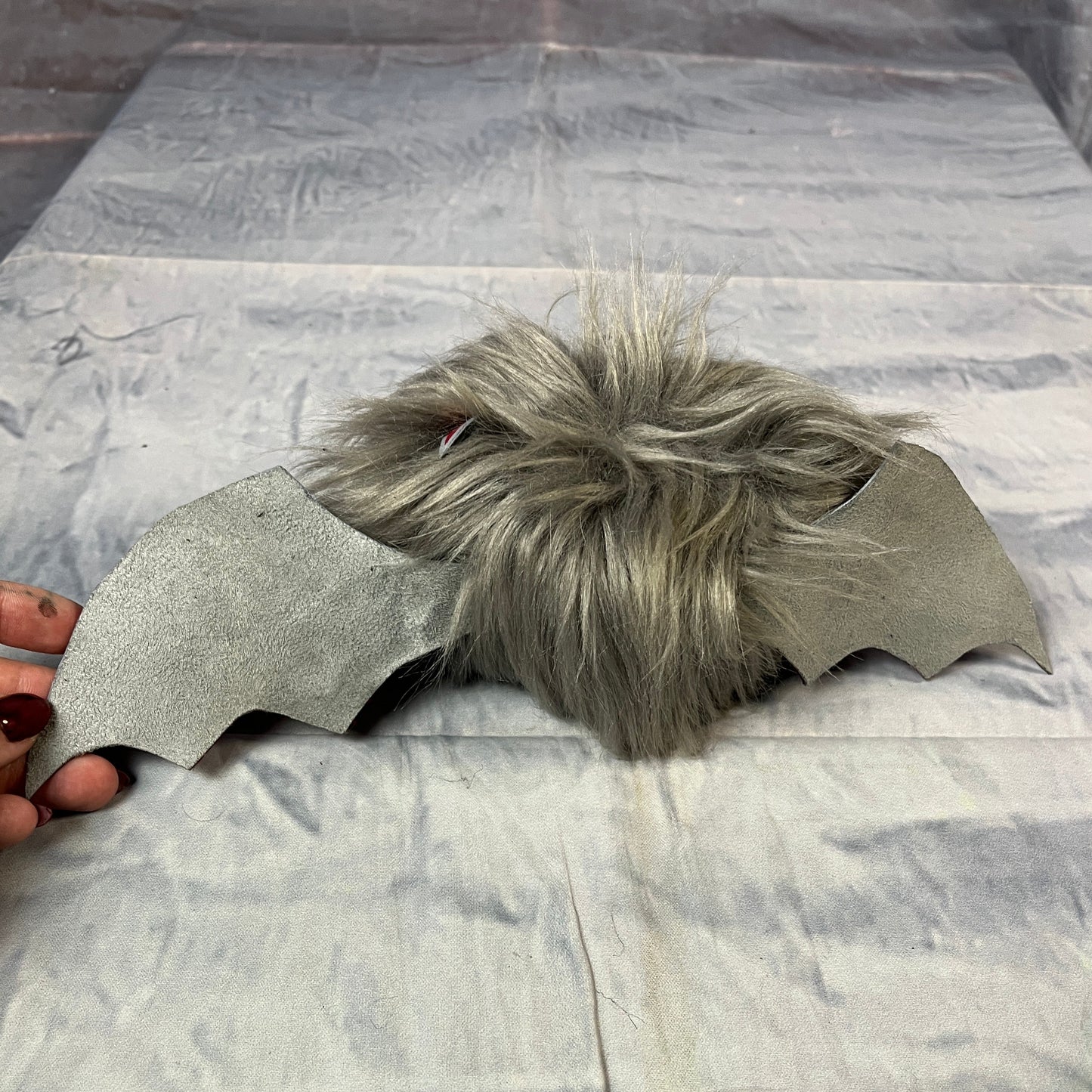 OOAK Grey Bat Plush