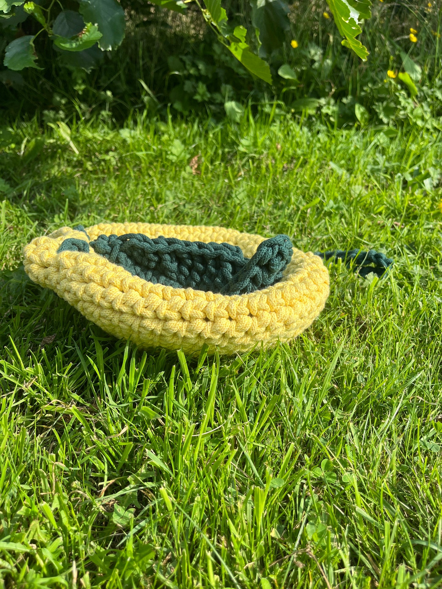 Crochet Lemon Shoulder Bag