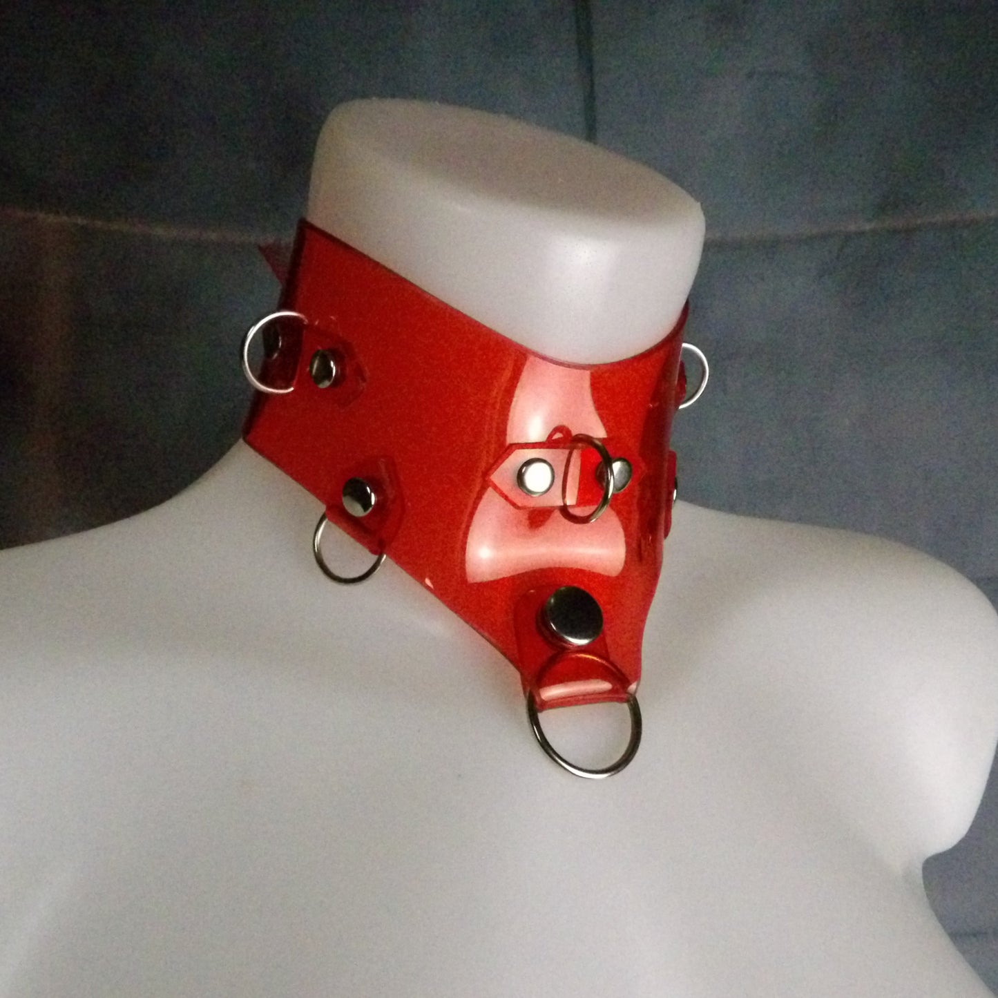 Translucent Red Power & Control Collar