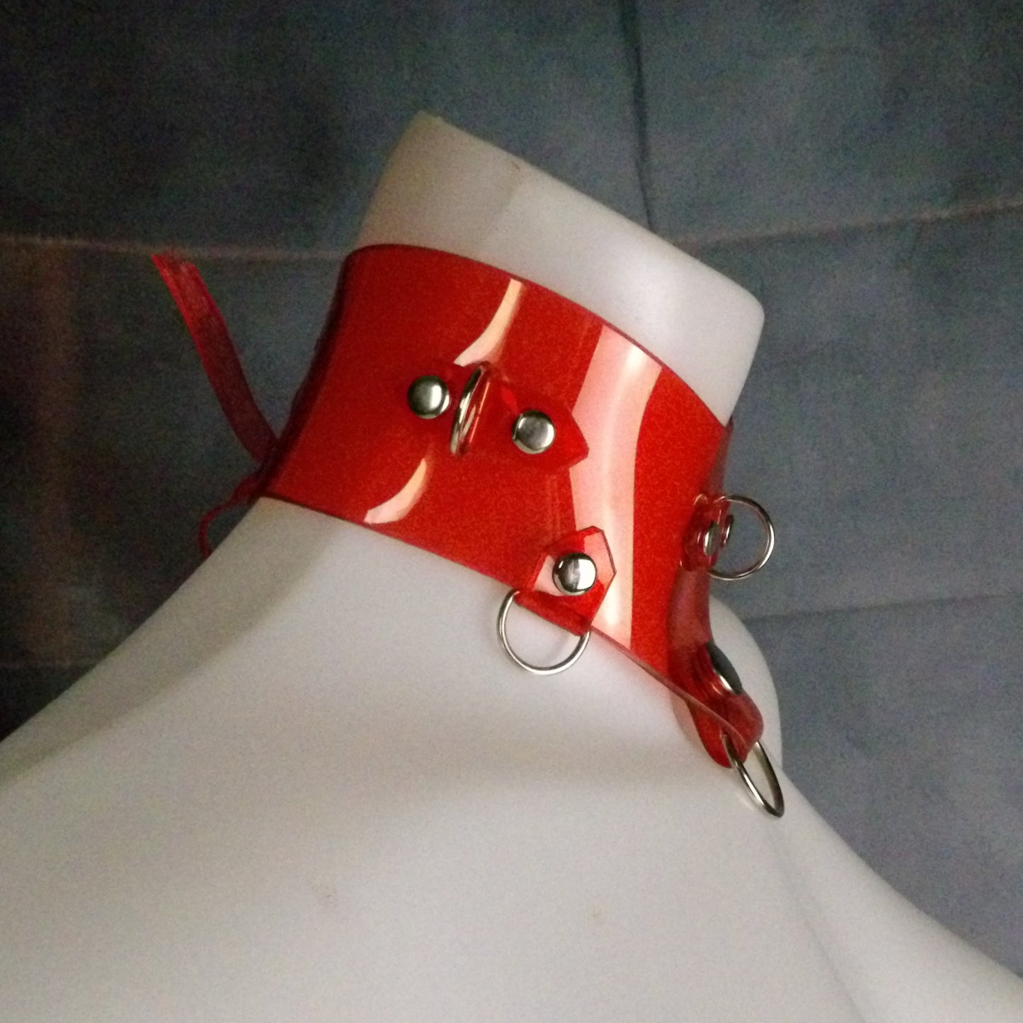 Translucent Red Power & Control Collar