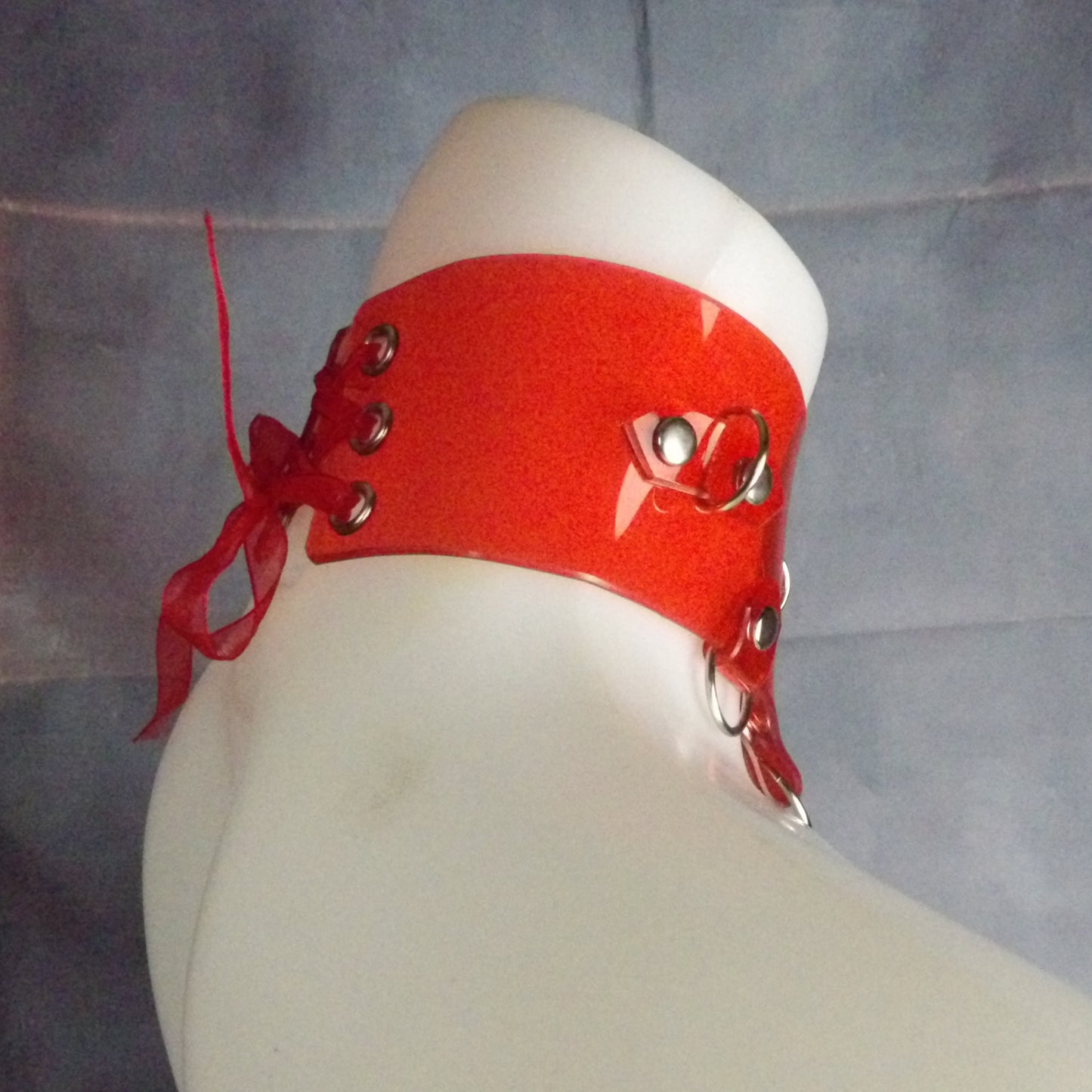 Translucent Red Power & Control Collar