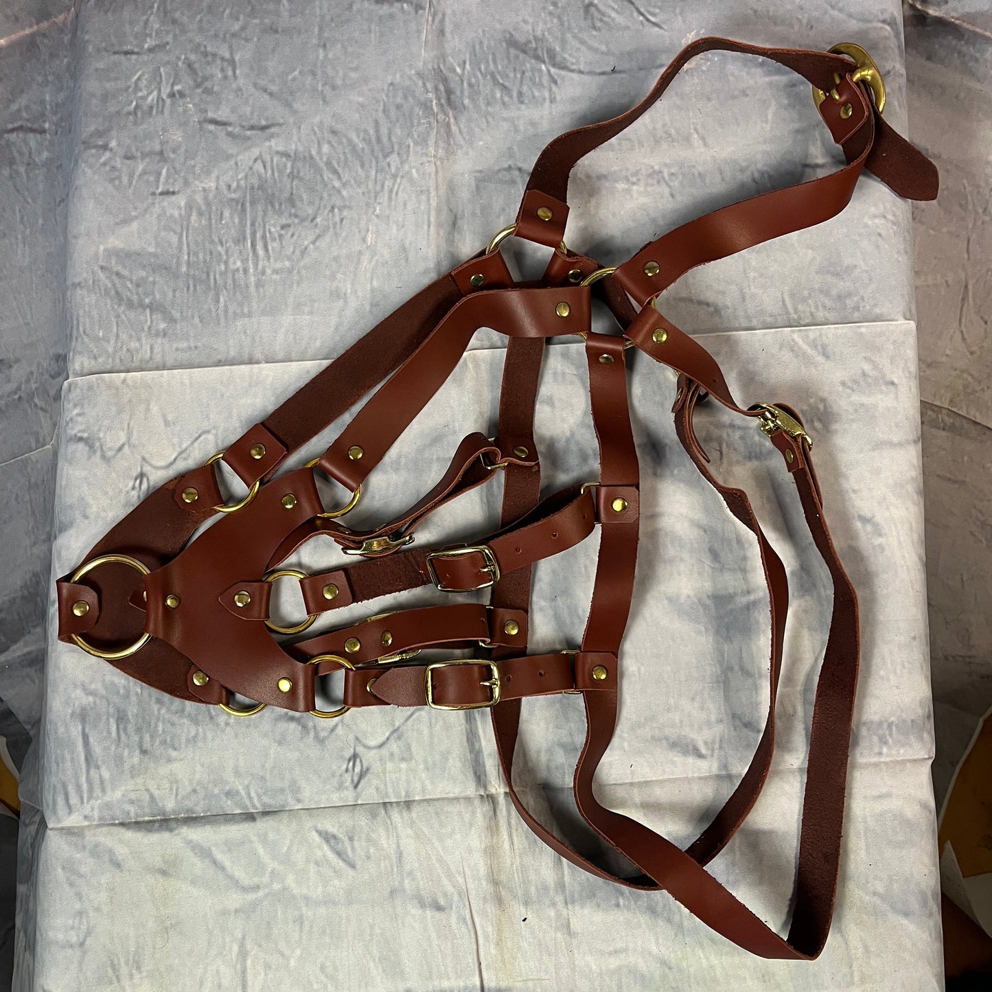 Brown Leather Spider - Ready to Ship