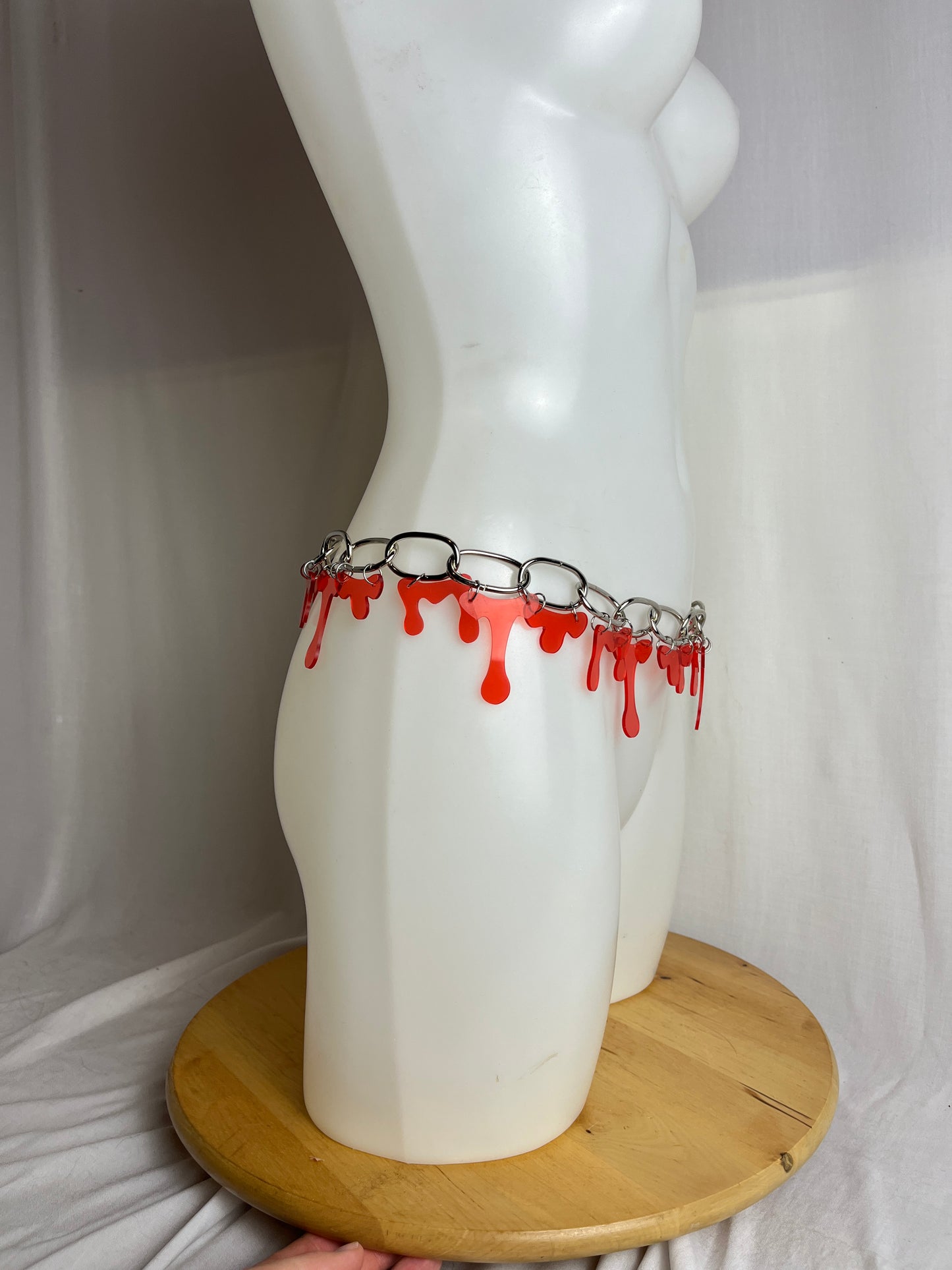 Blood Drip - Chain Belt