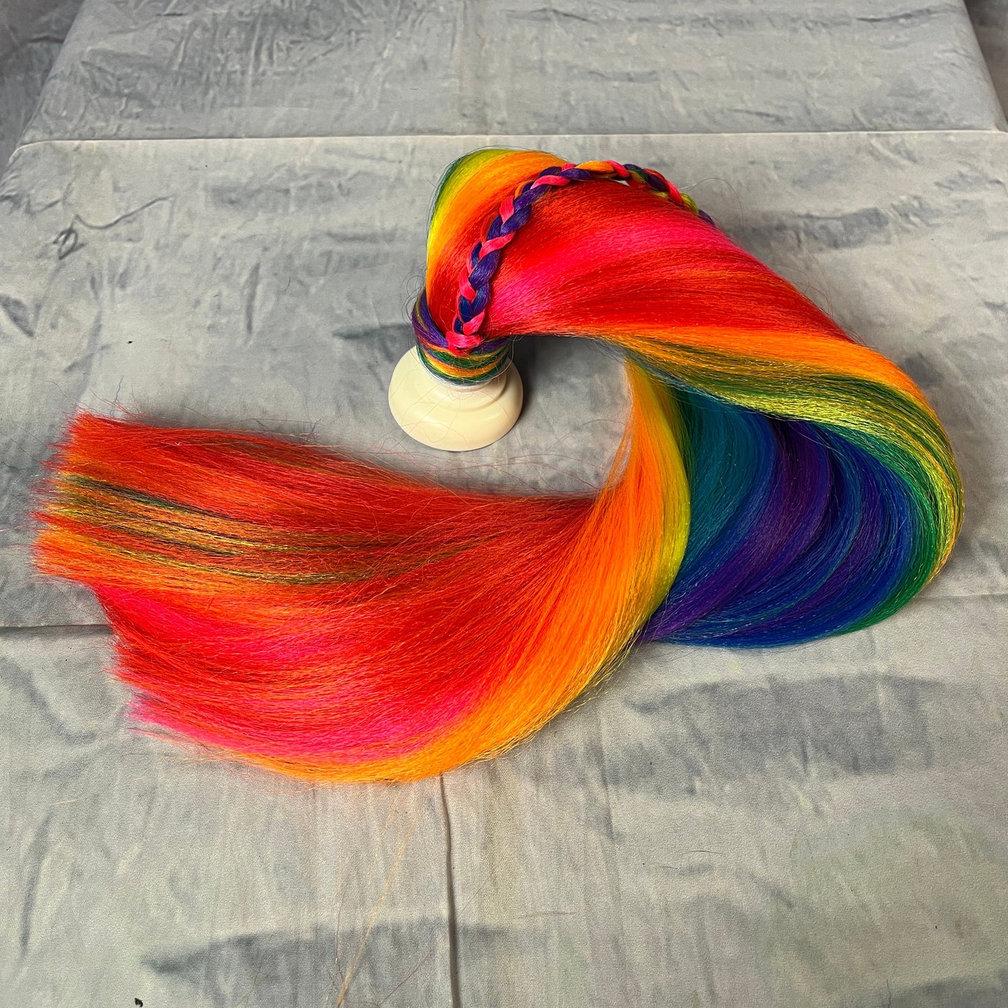 Rainbow Pony Tail - Ready to Ship