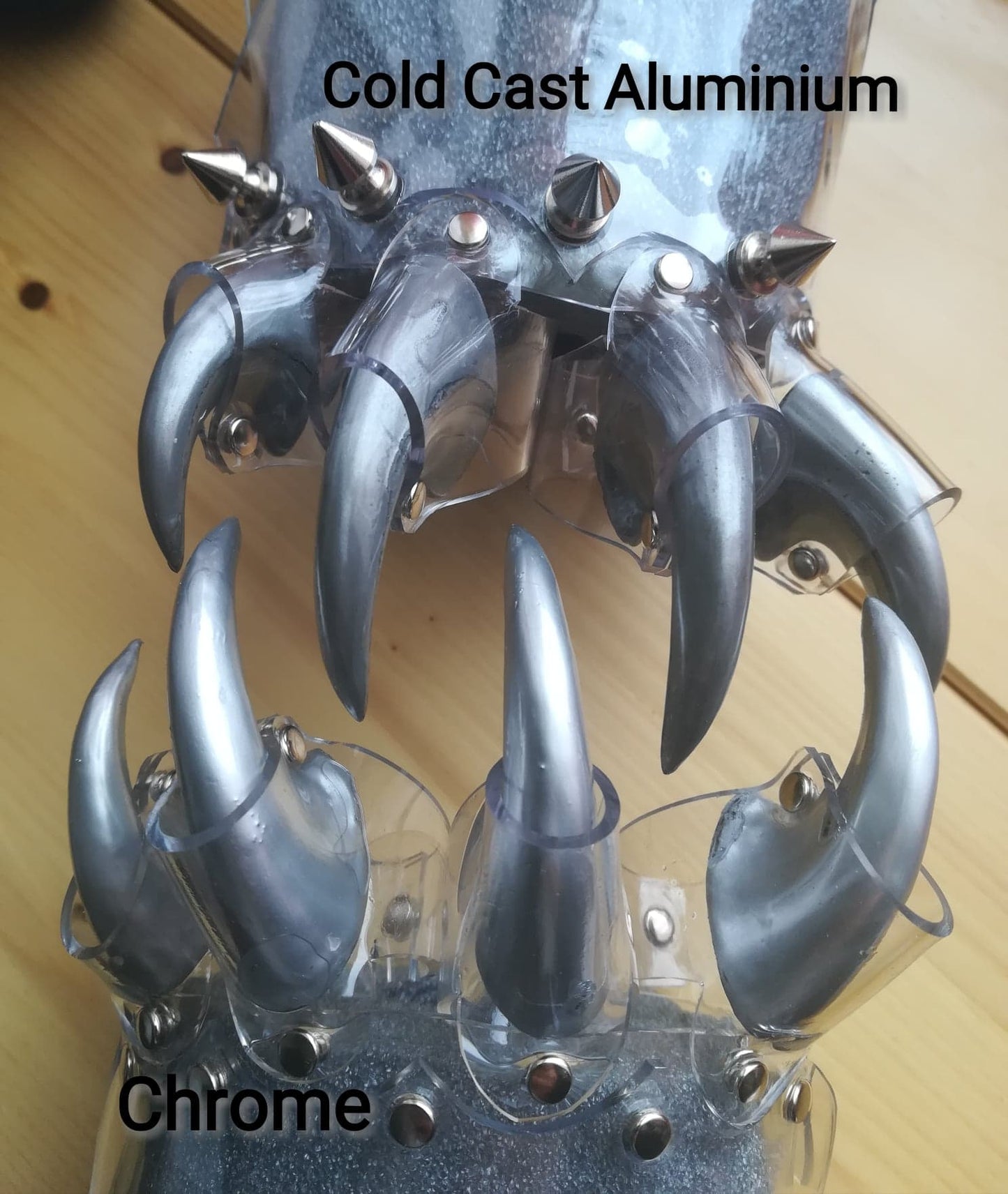 Custom Fit Metal Claw Gauntlets