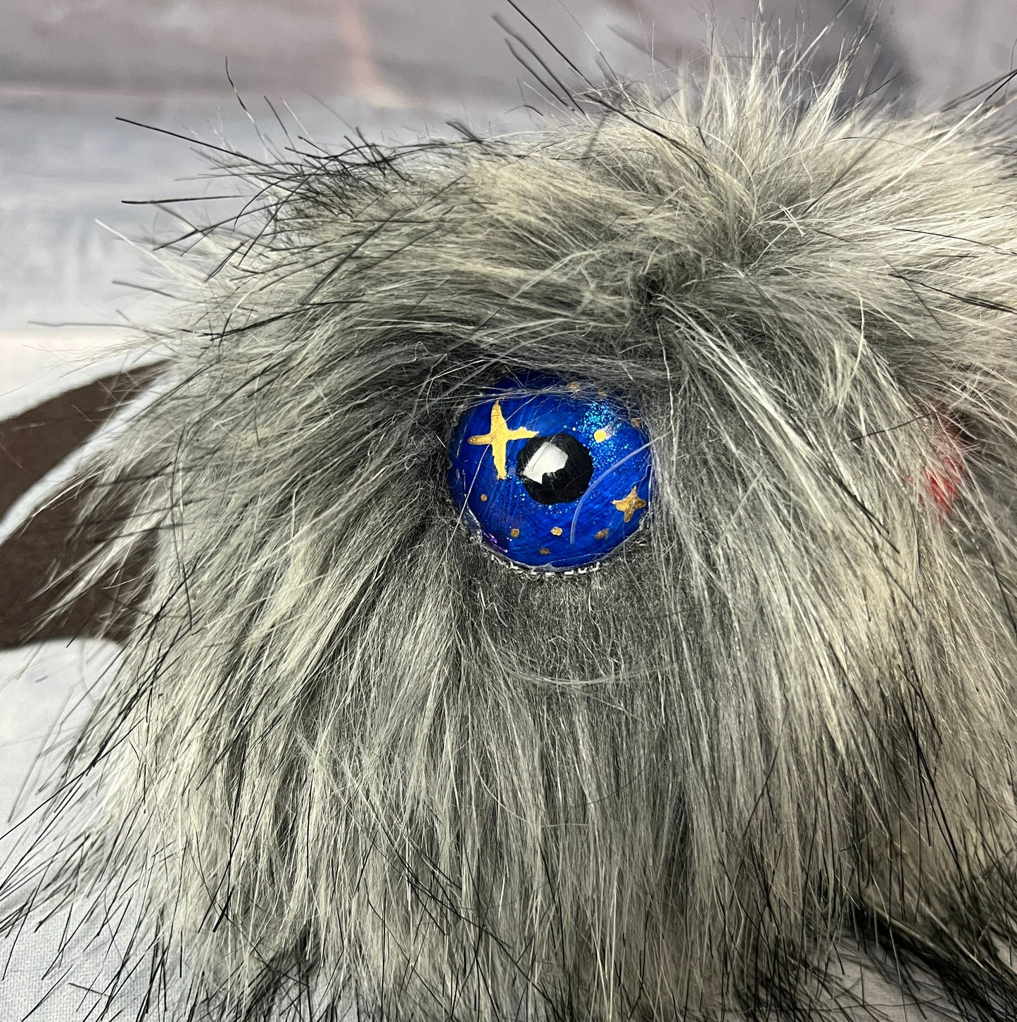 OOAK Silver Bat Plush