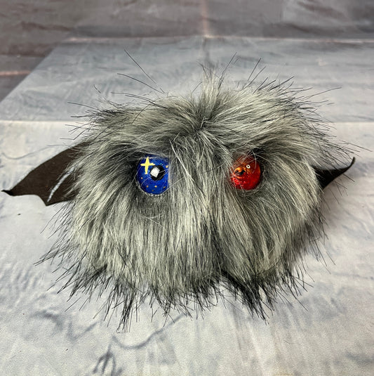 OOAK Silver Bat Plush