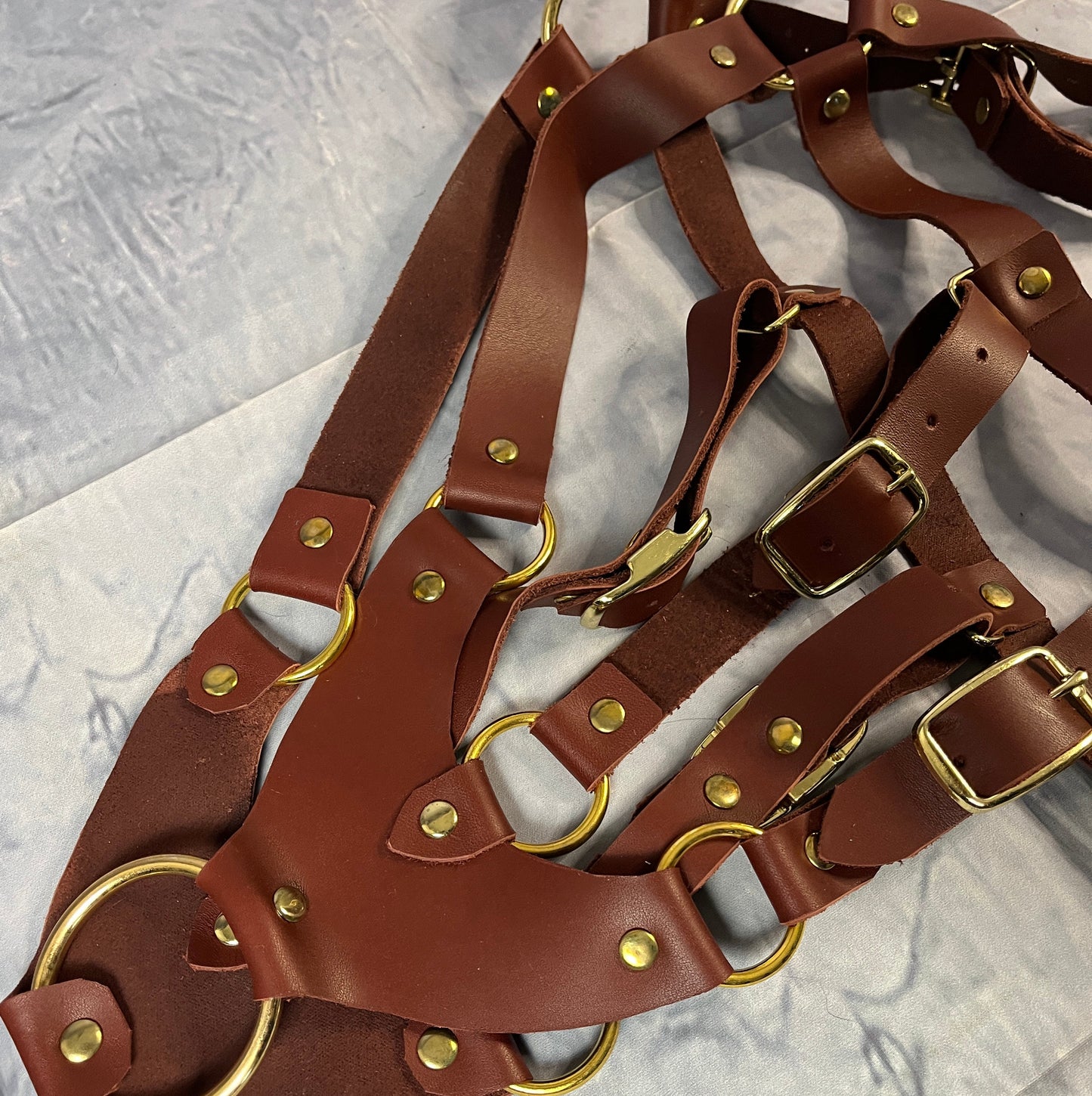 Brown Leather Spider - Ready to Ship