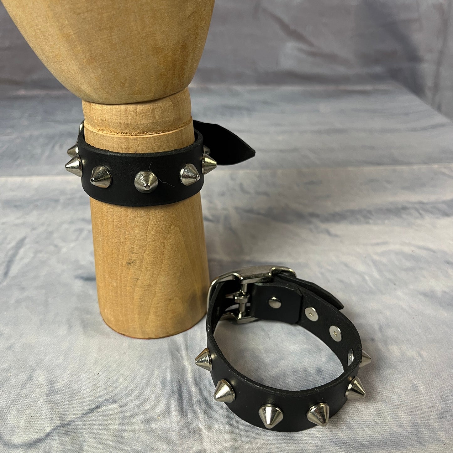 Leather Spiked Bracelet