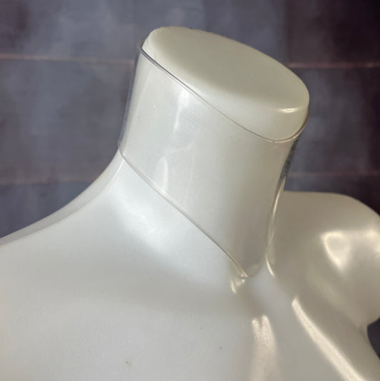 Clear Pointed PVC Collar - Ready to Ship