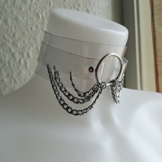 Custom Fit Clear Vinyl Slave Choker