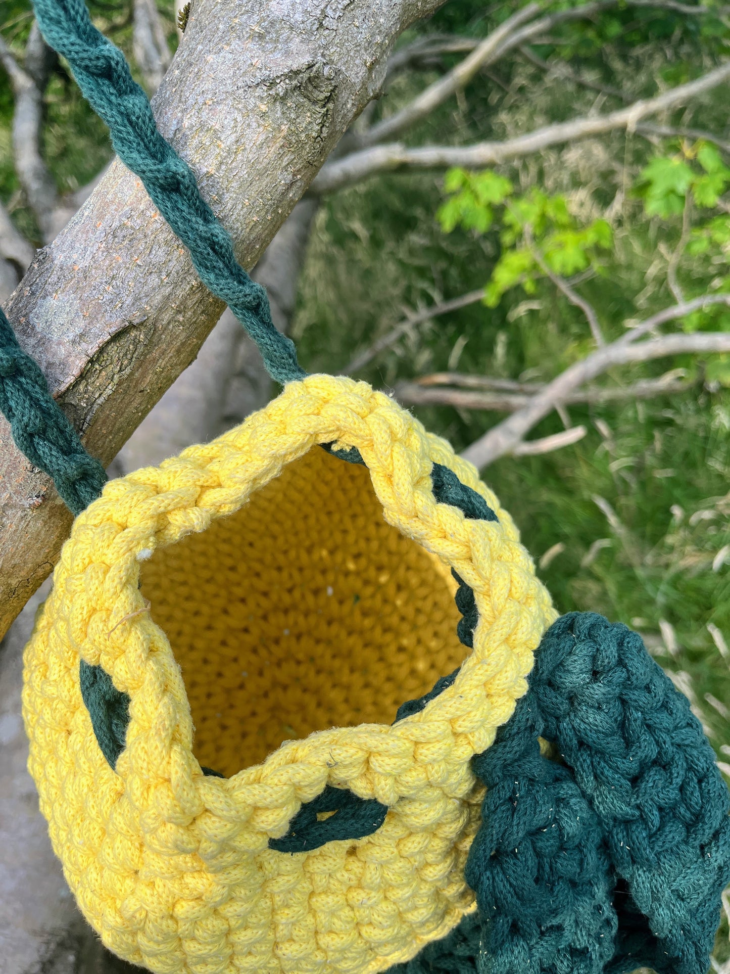 Crochet Lemon Shoulder Bag