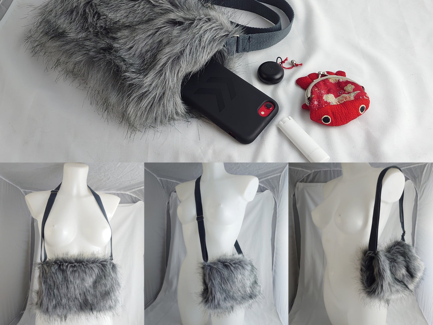 Muff - Hand Warmer (Silver Grey)